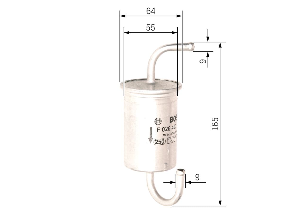 Filtro combustible BOSCH F 026 403 031