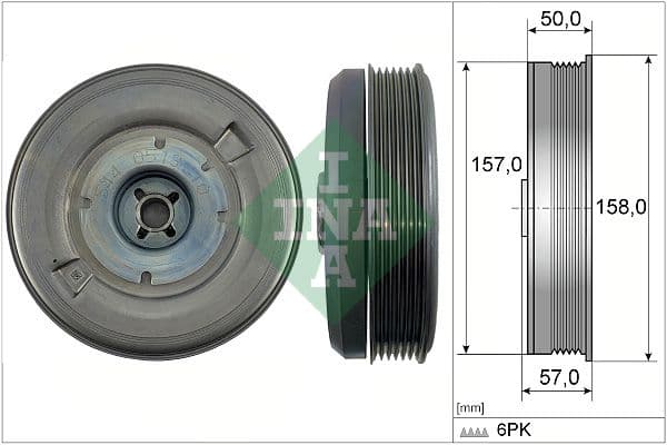Polea, cigüeñal Schaeffler INA 544 0513 10