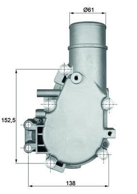Termostato, refrigerante MAHLE TI 136 79