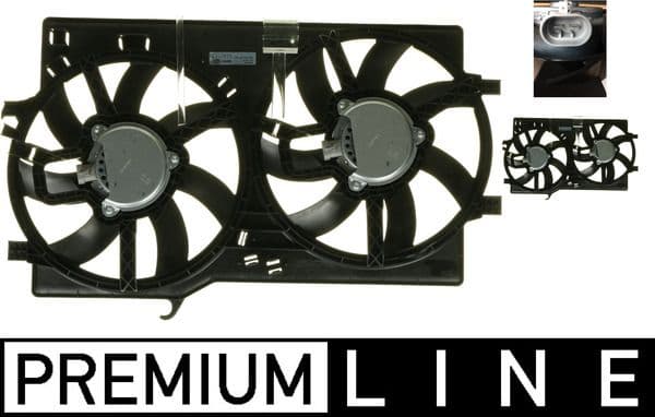 Ventilador, refrigeración del motor MAHLE CFF 219 000P