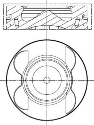 Pistón MAHLE 001 PI 00181 000