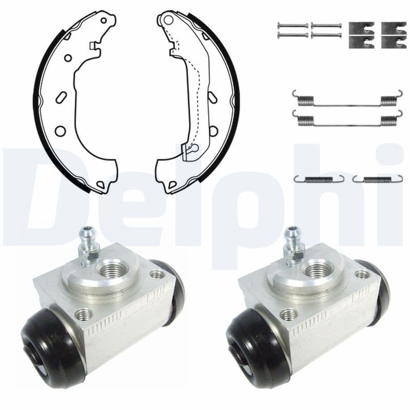 Juego de zapatas de frenos DELPHI KP1084
