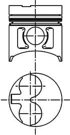 Pistón KOLBENSCHMIDT 41530680