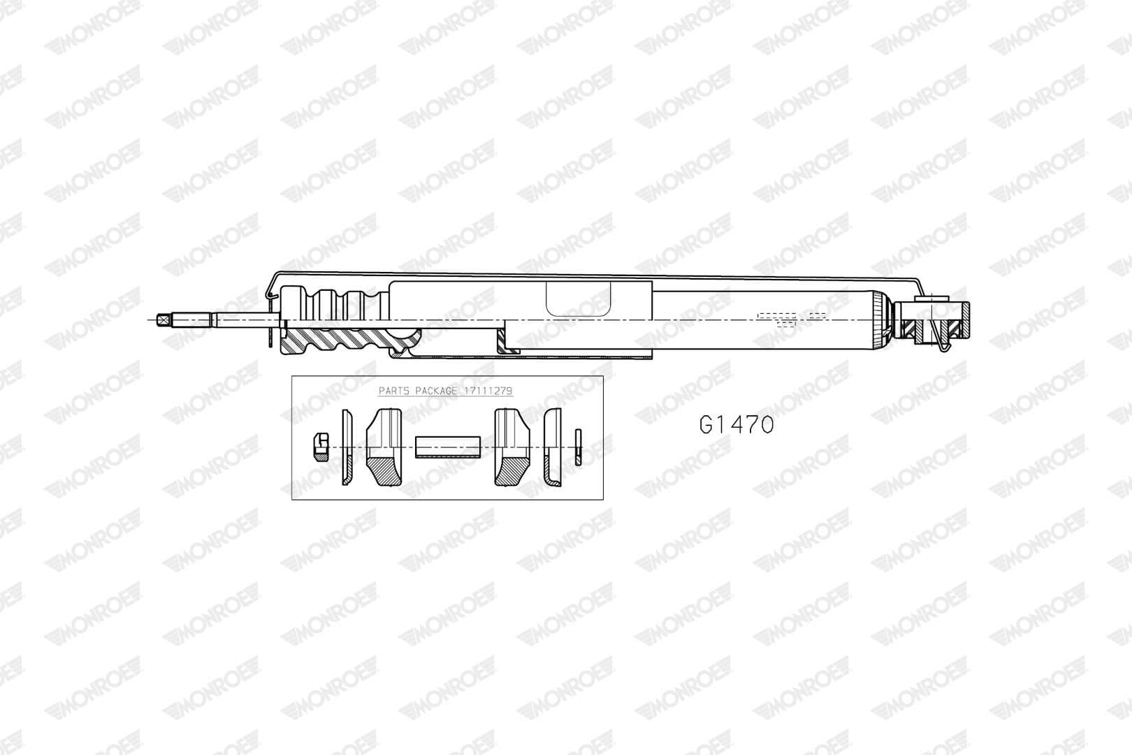 Amortiguador MONROE G1470