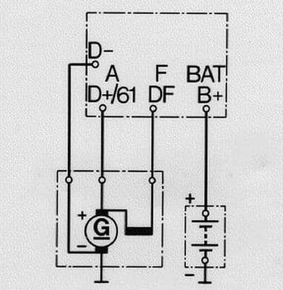 Regulador del alternador BOSCH 0 190 206 005