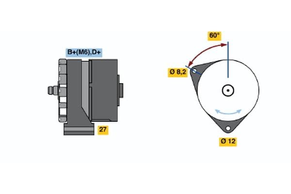 Alternador BOSCH 0 120 488 102
