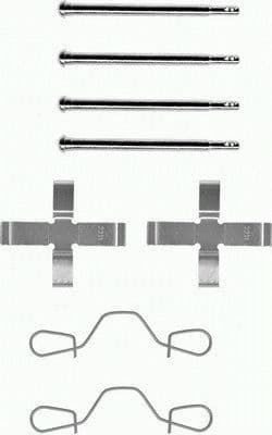 Juego de accesorios, balatas de frenos TEXTAR 82011200