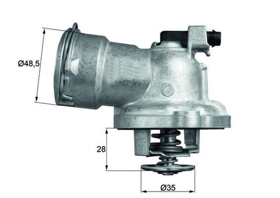 Termostato, refrigerante MAHLE TM 28 87