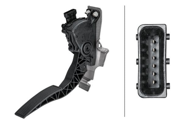 Sensor, posición pedal del acelerador HELLA 6PV 358 156-001