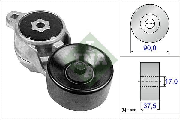 Tensor de correa, Correa poli V Schaeffler INA 534 0193 10