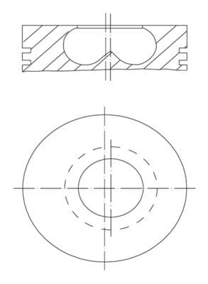 Pistón MAHLE 009 50 01