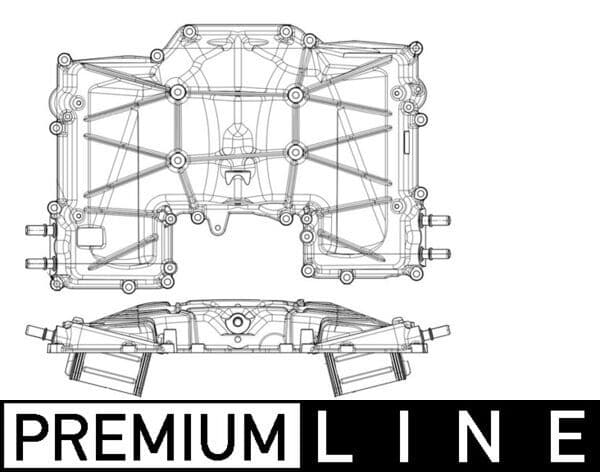 Radiador de aire de admisión MAHLE CI 409 000P