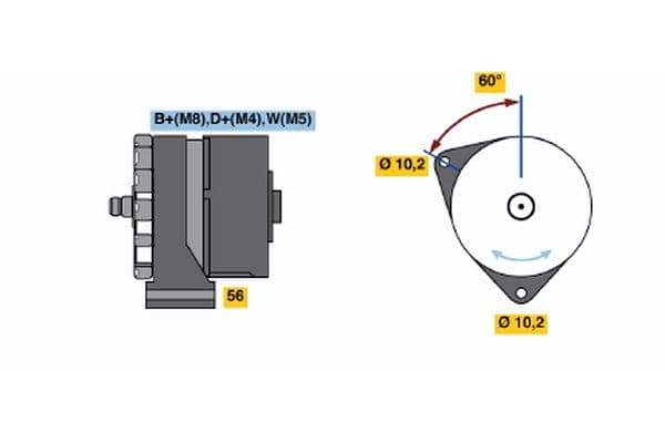 Alternador BOSCH 0 120 469 629