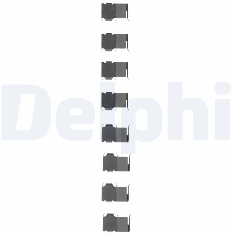 Juego de accesorios, balatas de frenos DELPHI LX0126
