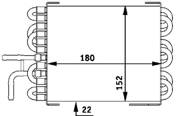 Refrigerador de combustible MAHLE CK 7 000P