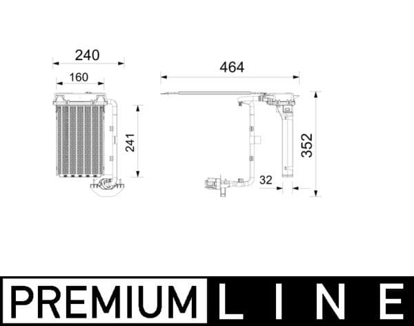 Generador de calor, calefacción de interior MAHLE AHE 3 000P