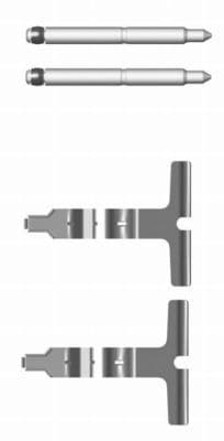 Juego de accesorios, balatas de frenos HELLA 8DZ 355 203-511