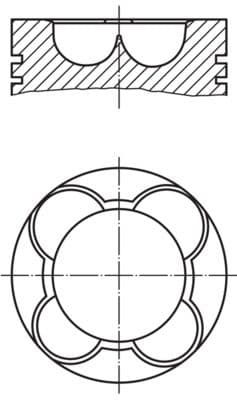 Pistón MAHLE 081 PI 00108 002