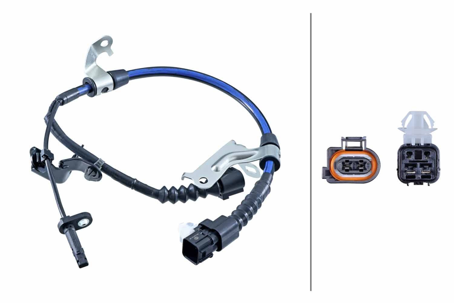 Sensor, revoluciones de la rueda HELLA 6PU 358 251-241