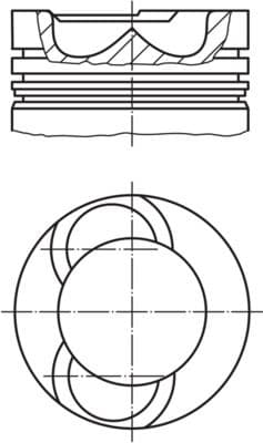Pistón MAHLE 038 28 00