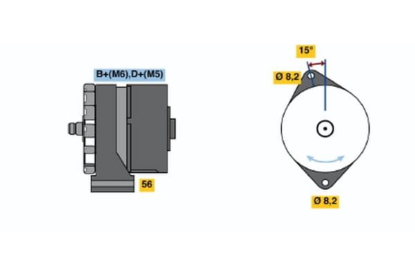Alternador BOSCH 0 120 488 192