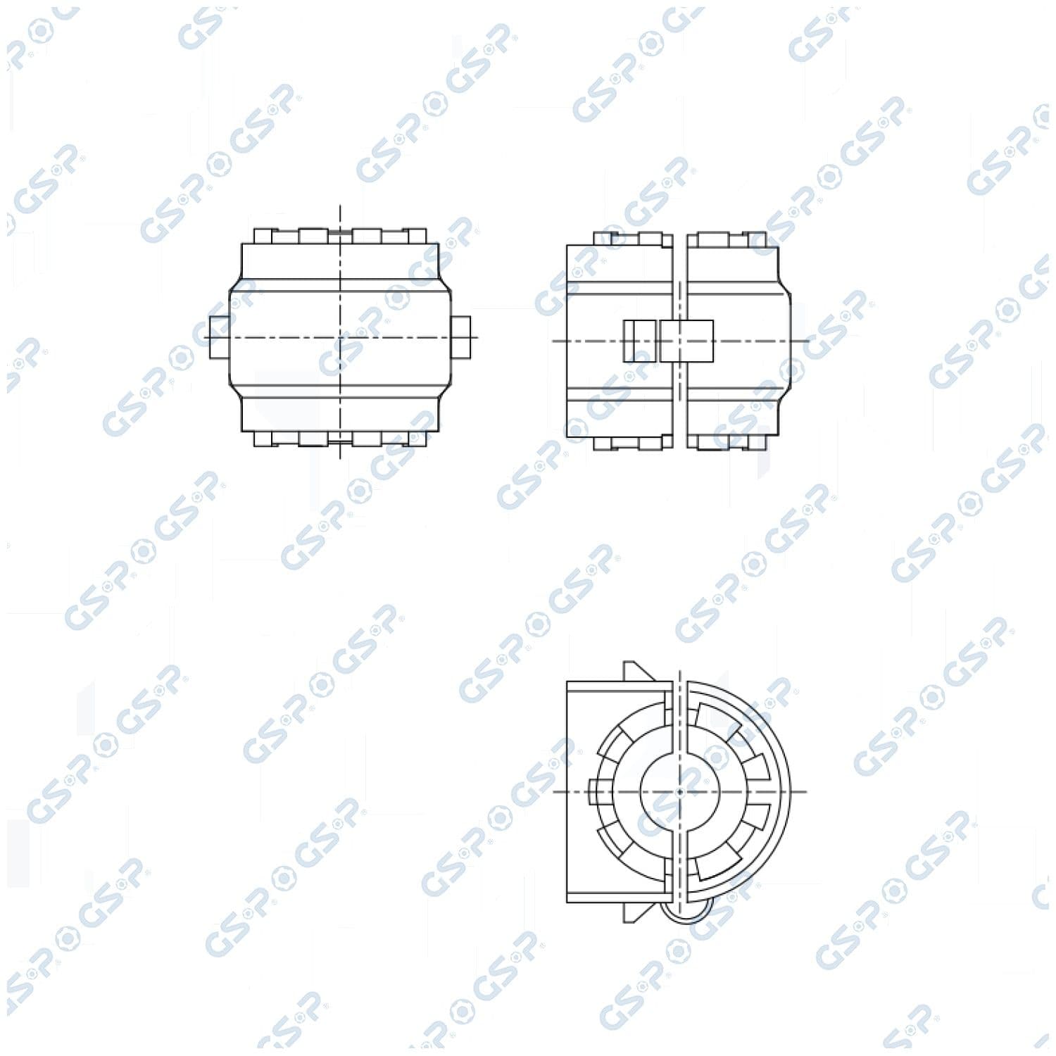 Soporte, estabilizador GSP 550722