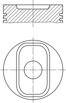 Pistón MAHLE 640 PI 00117 000