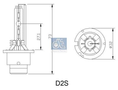 Foco, faro principal DT Spare Parts 1.21595