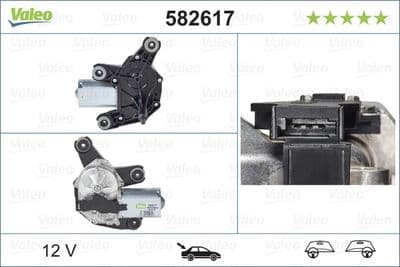 Motor del limpiaparabrisas VALEO 582617