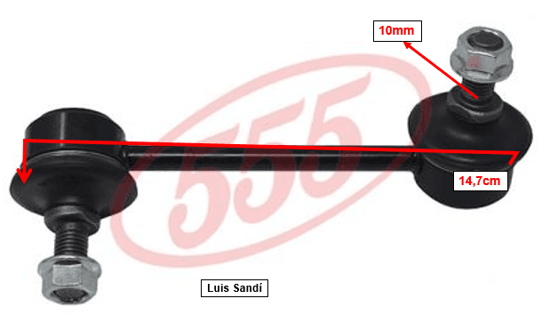 ROTULA ESTABILIZADORA .TRASERA RH SANTA FE 00-06 SLK-8155R