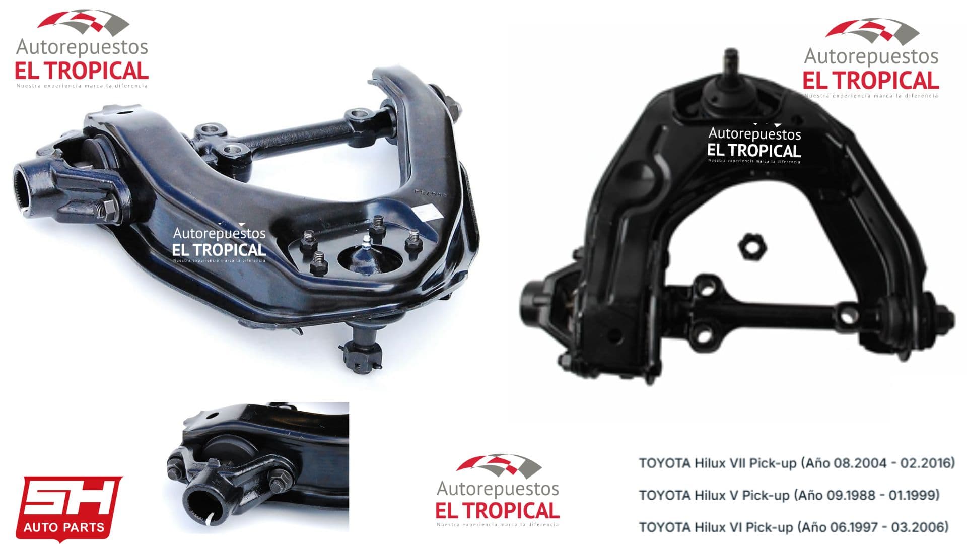 Tijereta Superior Delantera LH HILUX 4x4 02-