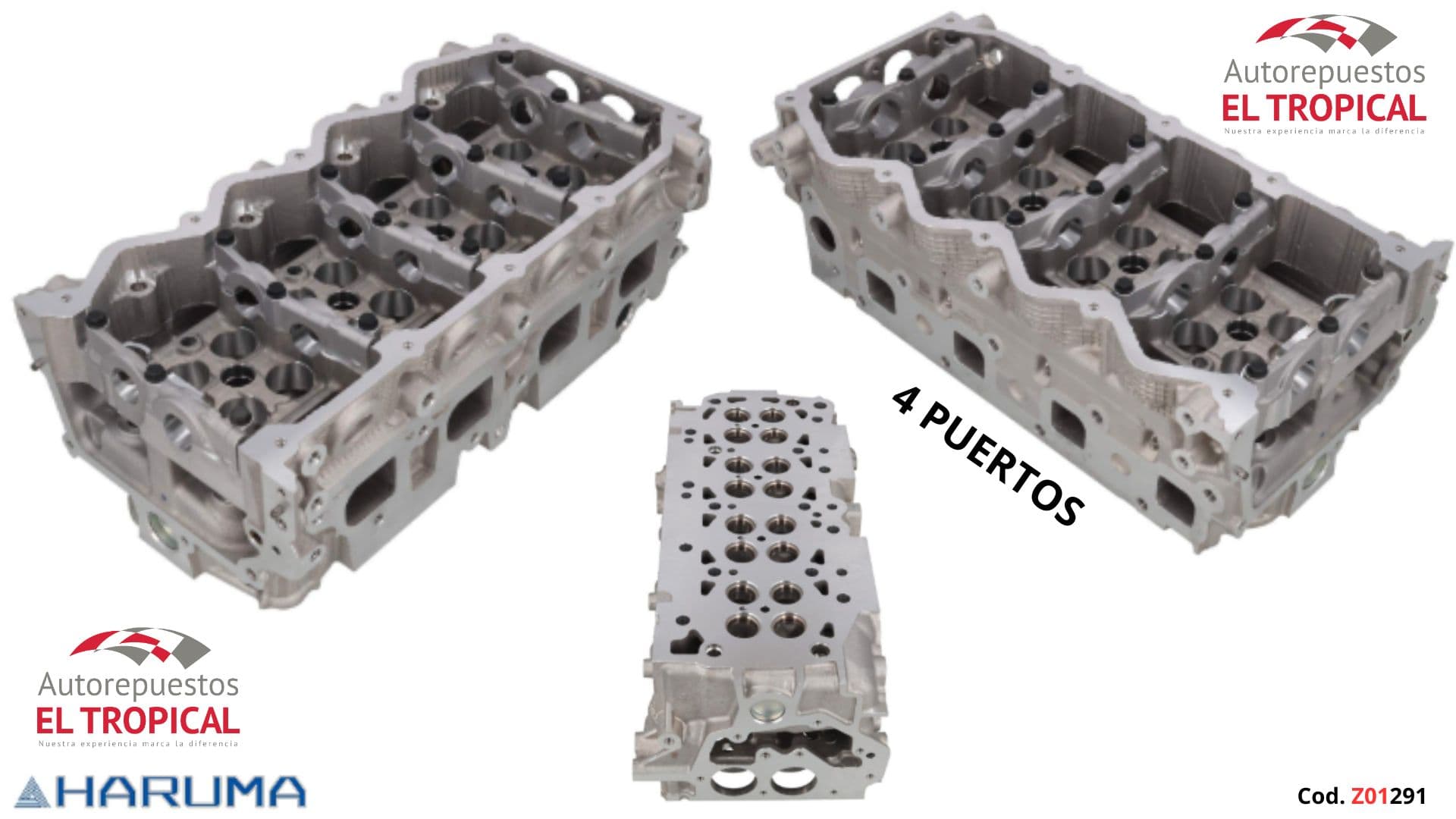 CABEZOTE YD25 new 4 ports