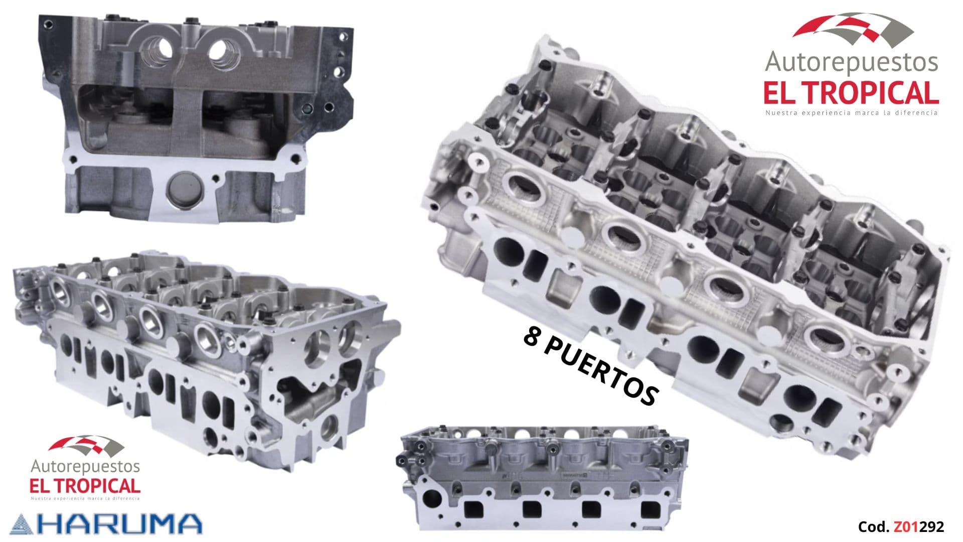 CABEZOTE YD25 old 8 ports