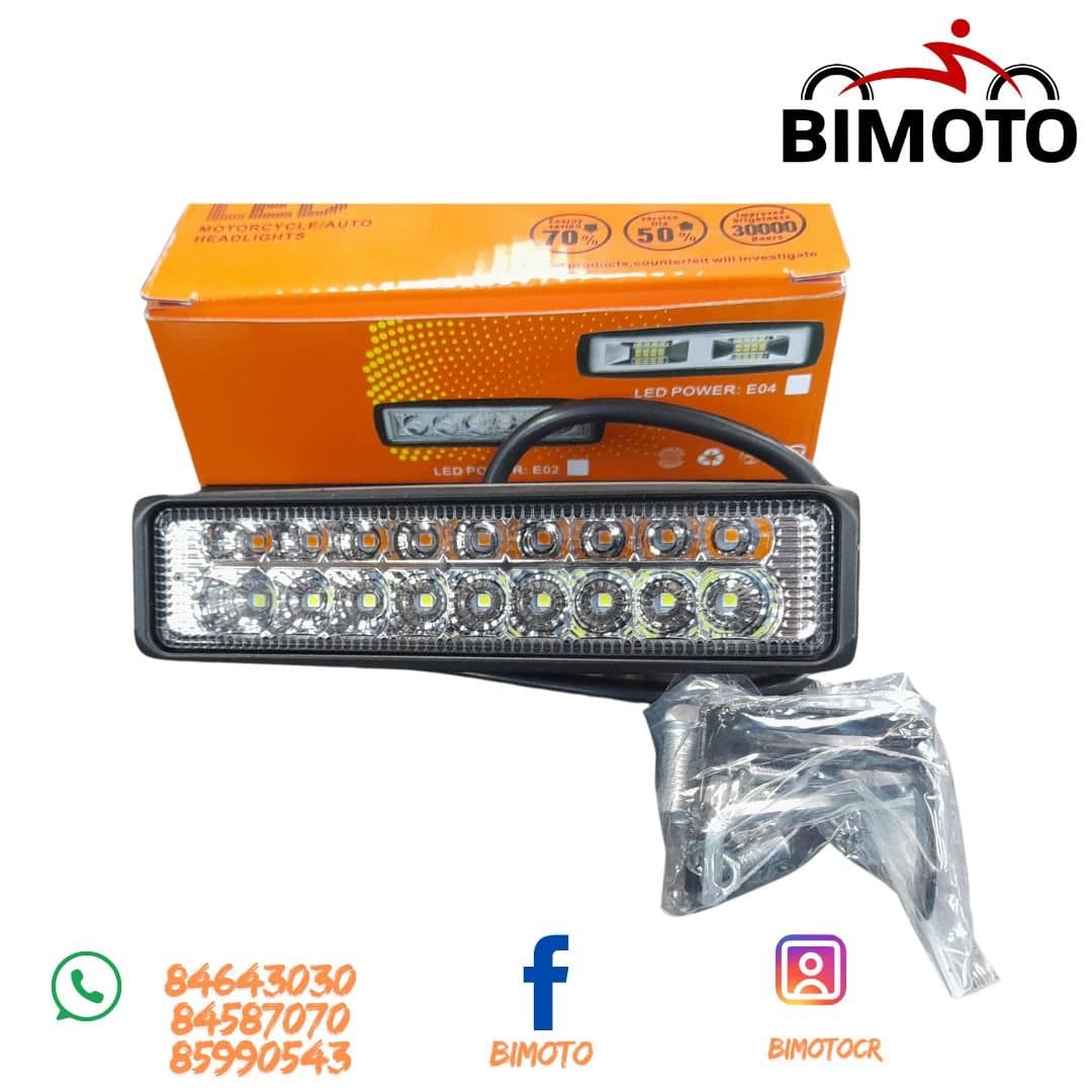BARRA 18 LED BICOLOR JC