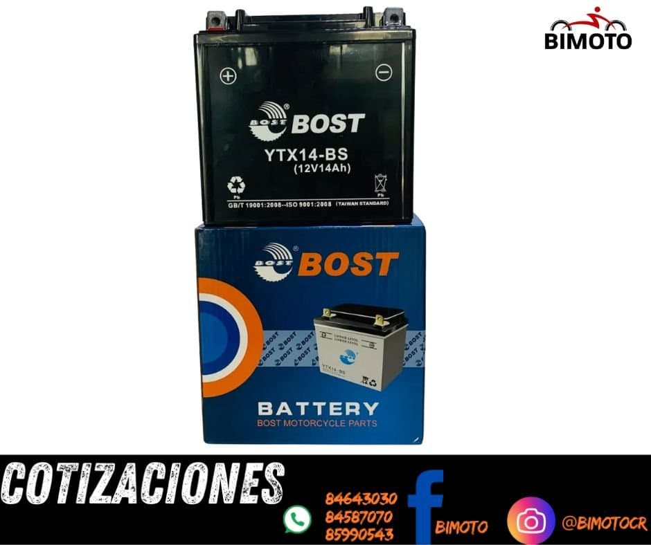 BATERIA GEL YTX14-BS BOST