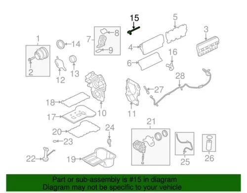 Sensor de Posición del árbol de Levas Ford
