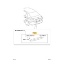 Moldura Compuerta Toyota