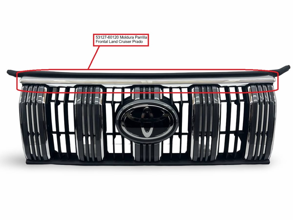 Moldura Parrilla Frontal Toyota