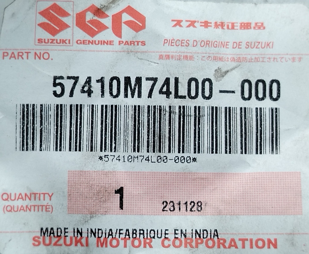 Bisagra Derecha Tapa de Motor Suzuki