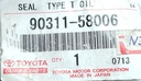 Retenedor de Cigüeñal Toyota
