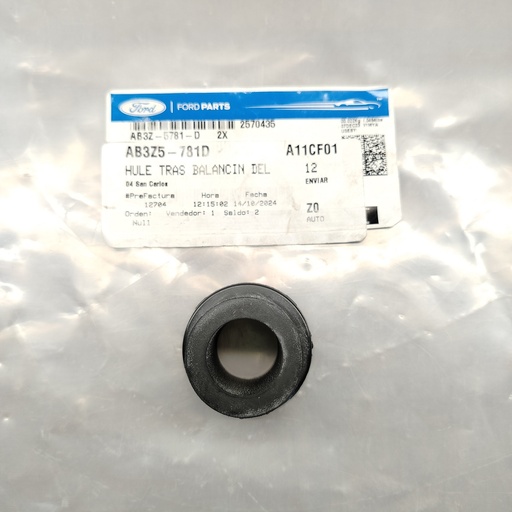 [AB3Z5-781D] Hule de Balancín Trasero Ford